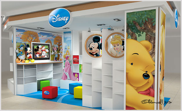 Оборудование для детских магазинов - торговое оборудование Disney