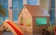 Детские игровые домики из дерева и фанеры Классика Детские игровые домики из дерева и фанеры Классика